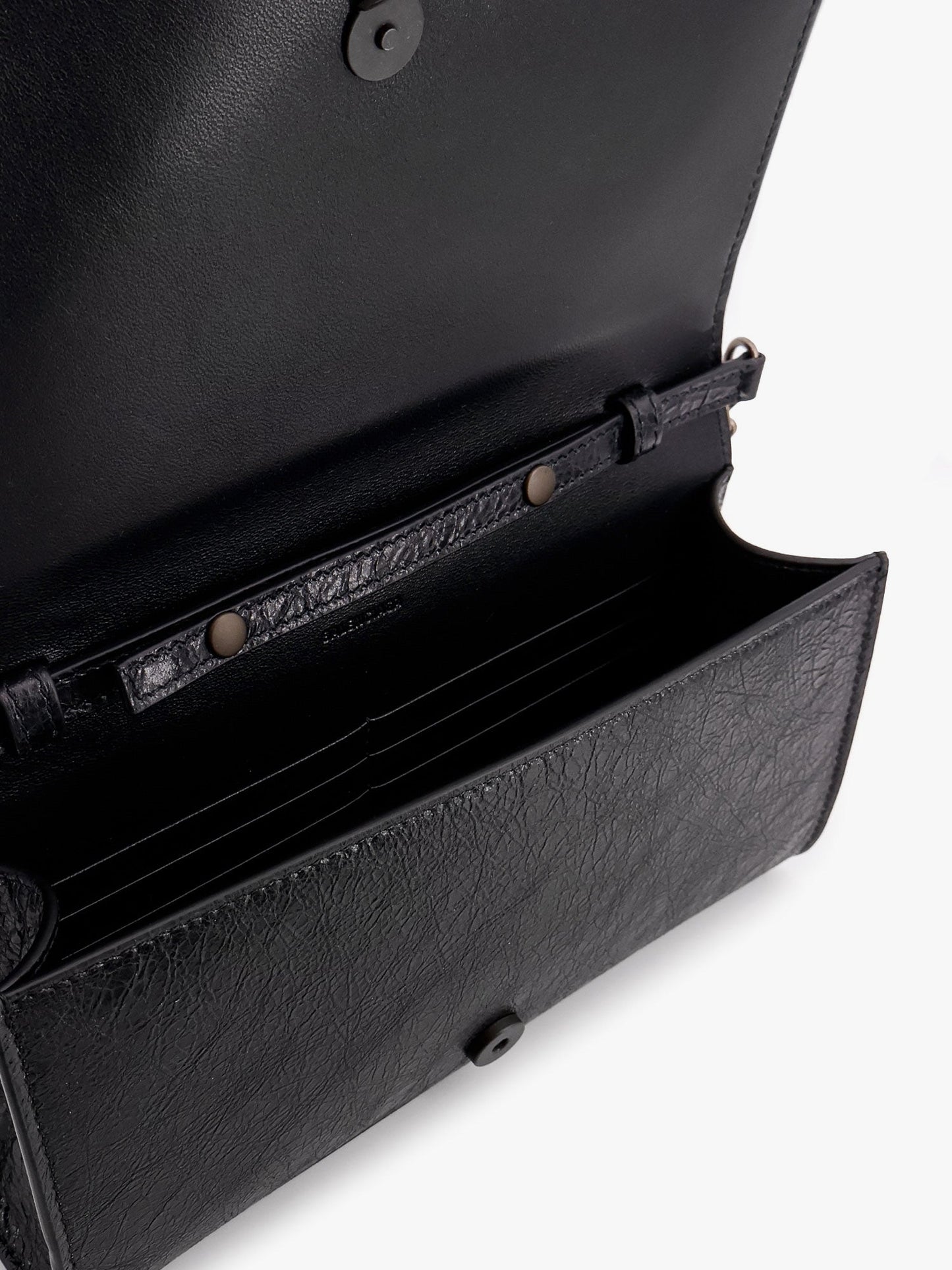 Balenciaga Women Le City Wallet Leather Shoulder Bag