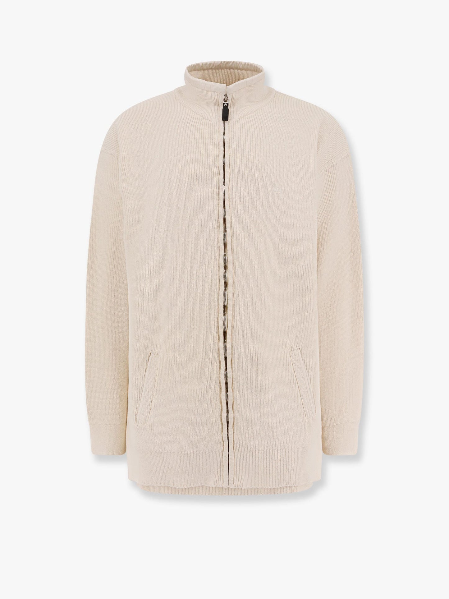Balenciaga Men Intertwined Cardigan With Bb Garderobe Motif