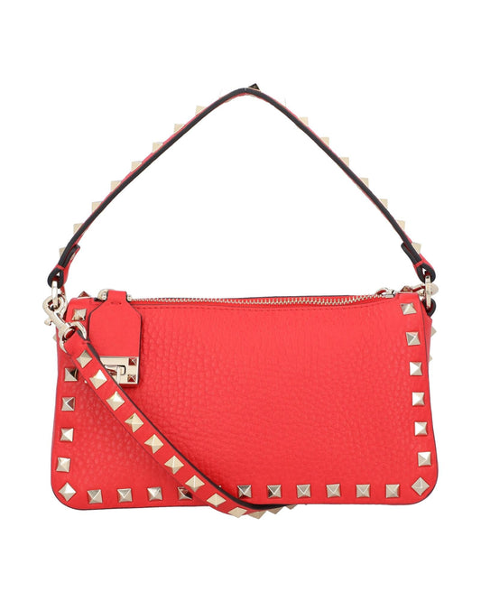 Valentino Garavani Rockstud Mini Chain Wallet Women Red | Red Handbags ONE SIZE red | red