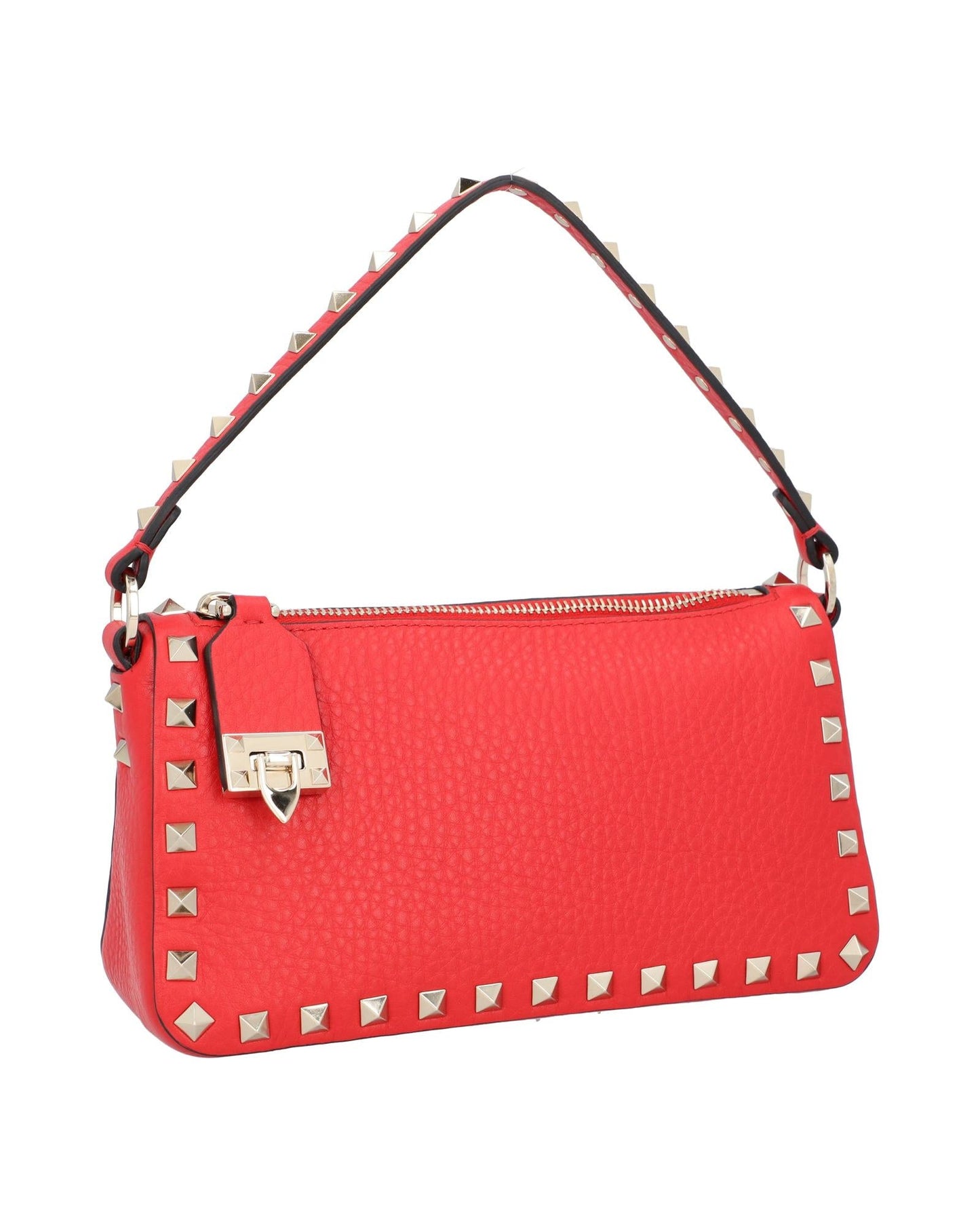 Valentino Garavani Rockstud Mini Chain Wallet Women Red | Red Handbags