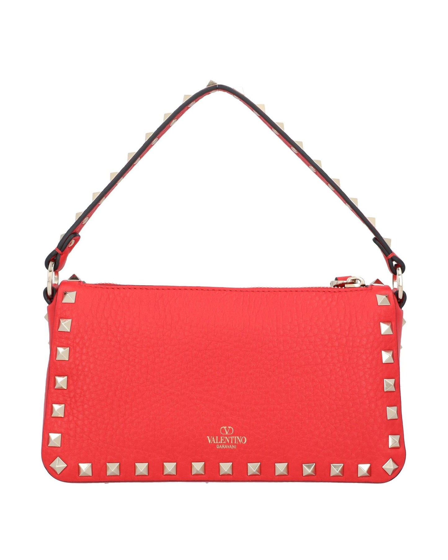 Valentino Garavani Rockstud Mini Chain Wallet Women Red | Red Handbags
