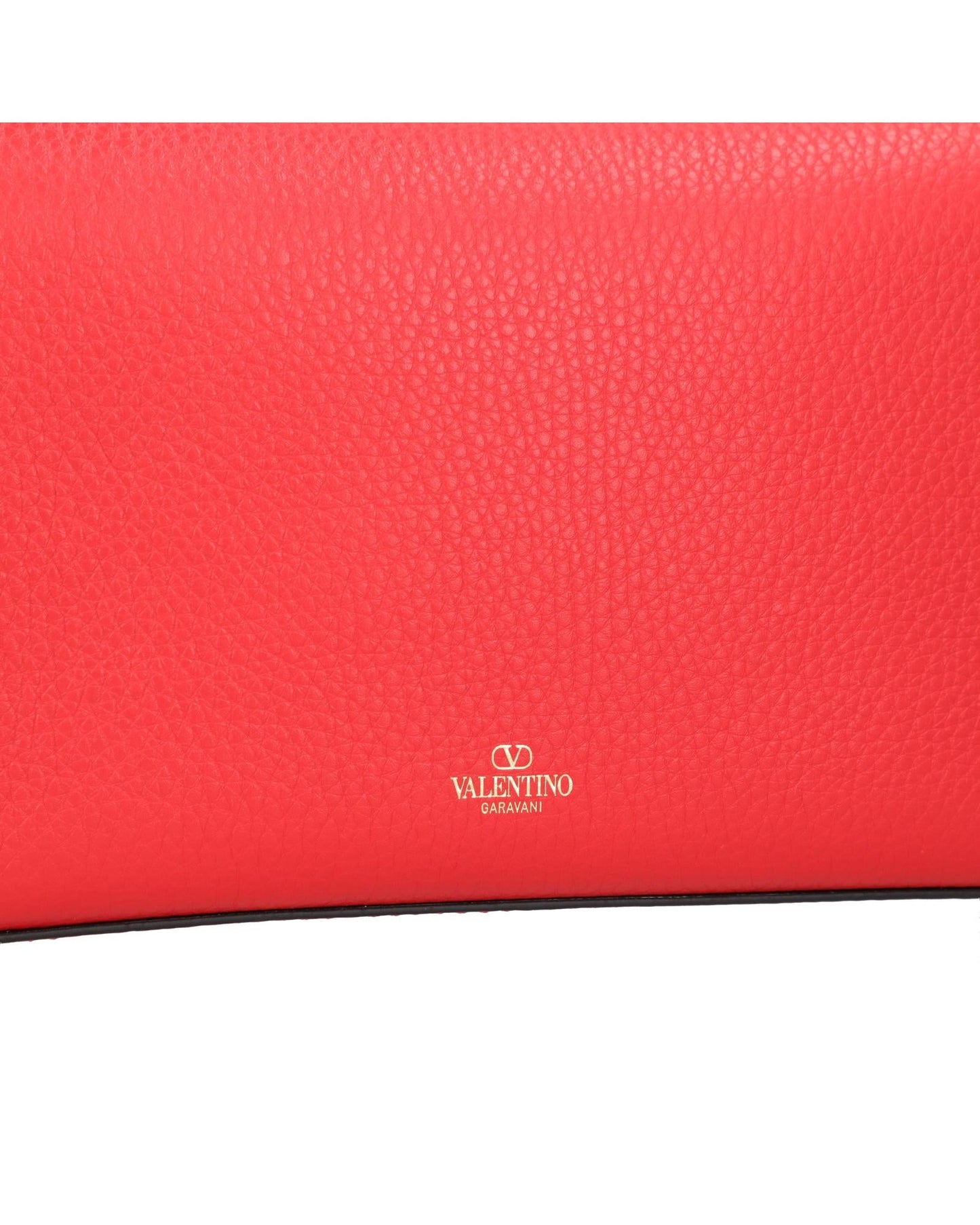 Valentino Garavani Rockstud Shoulder Bag Leather Women Red | Red Handbags