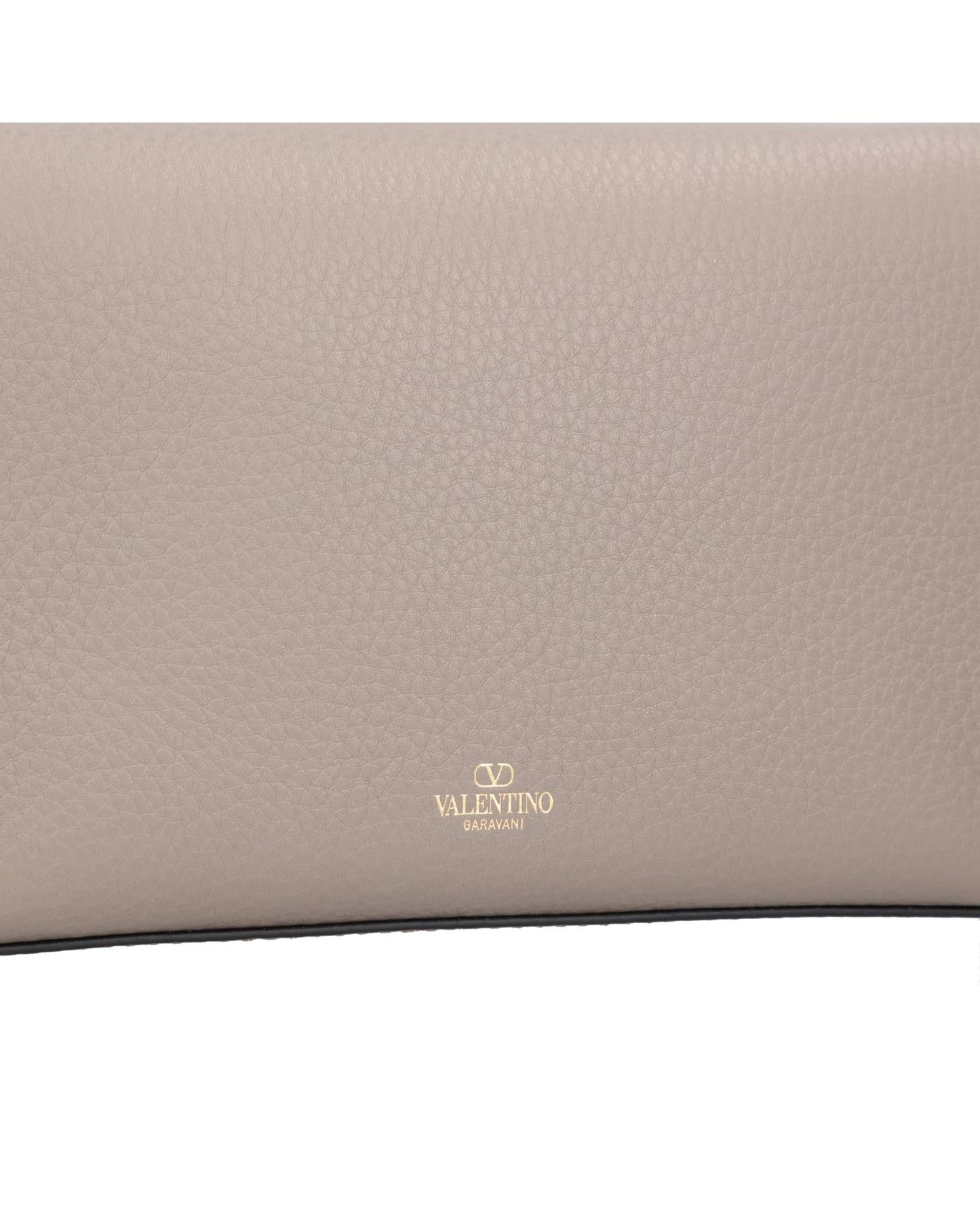 Valentino Garavani Rockstud Shoulder Bag Leather Women Grey | Grey Handbags