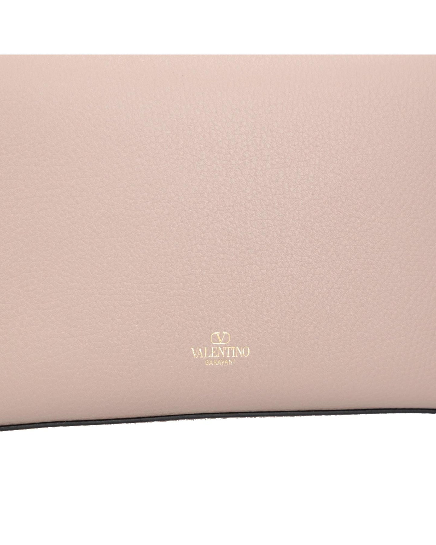 Valentino Garavani Rockstud Shoulder Bag Leather Women Brown | Beige Handbags