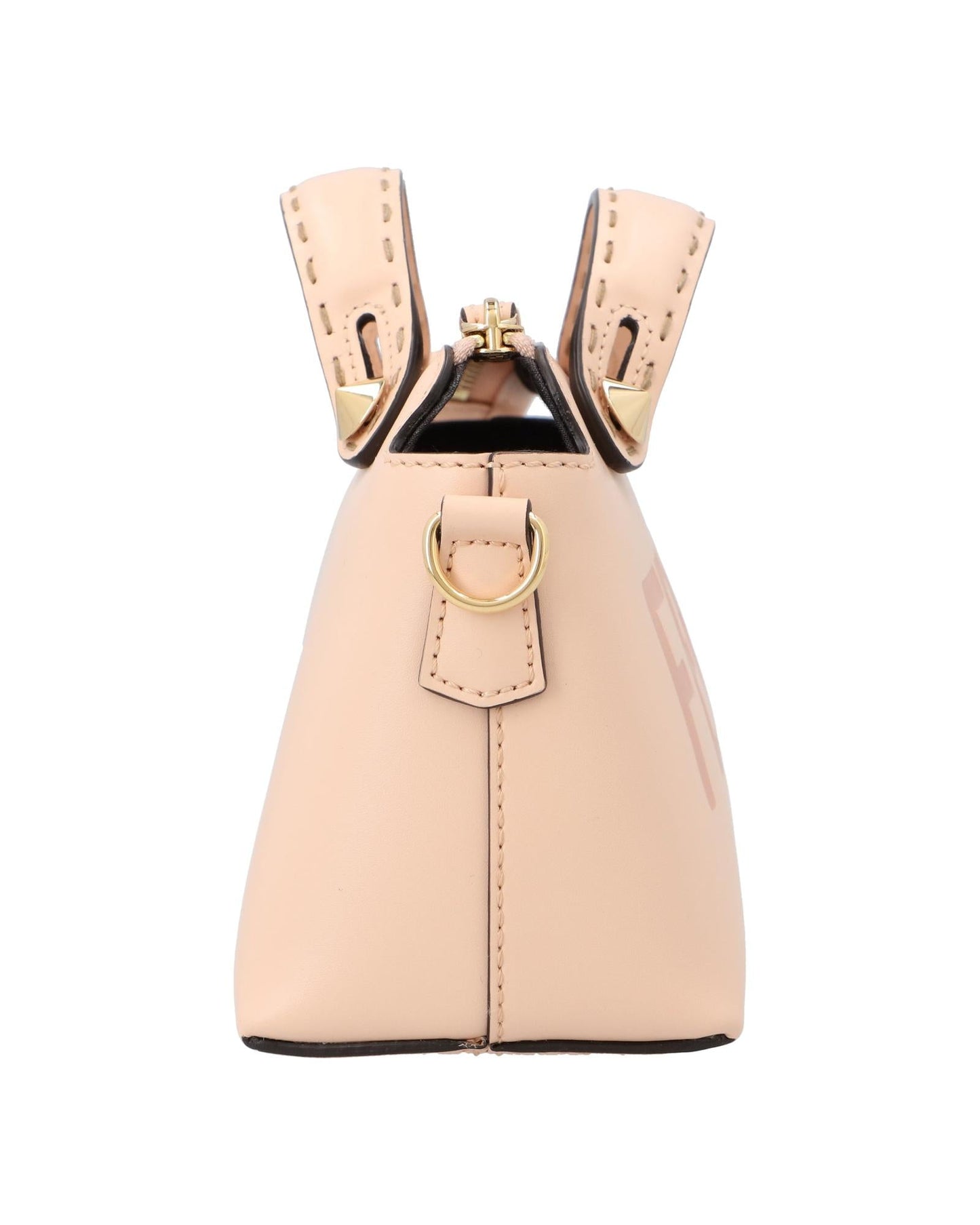 Fendi Kan I Mini Leather Handbag Women Brown | Beige Messenger Bags