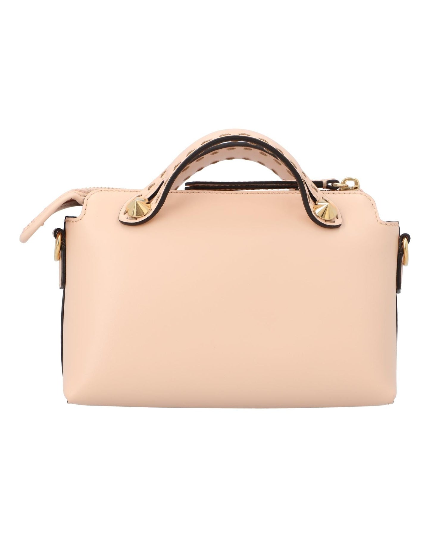 Fendi Kan I Mini Leather Handbag Women Brown | Beige Messenger Bags
