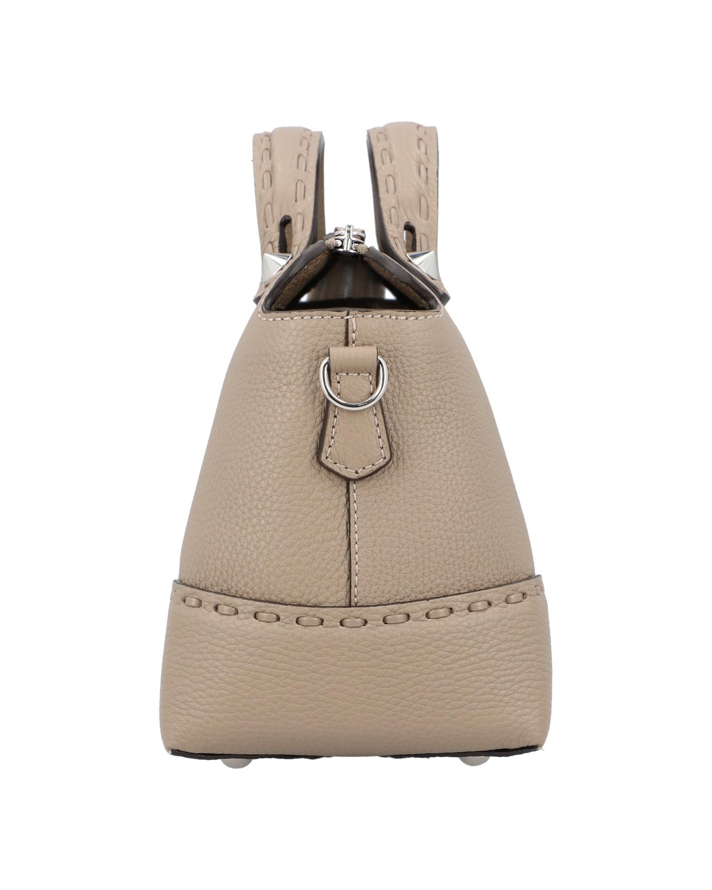 Fendi Kan I Mini Bag Leather Women Brown | Brown Shoulder Bags