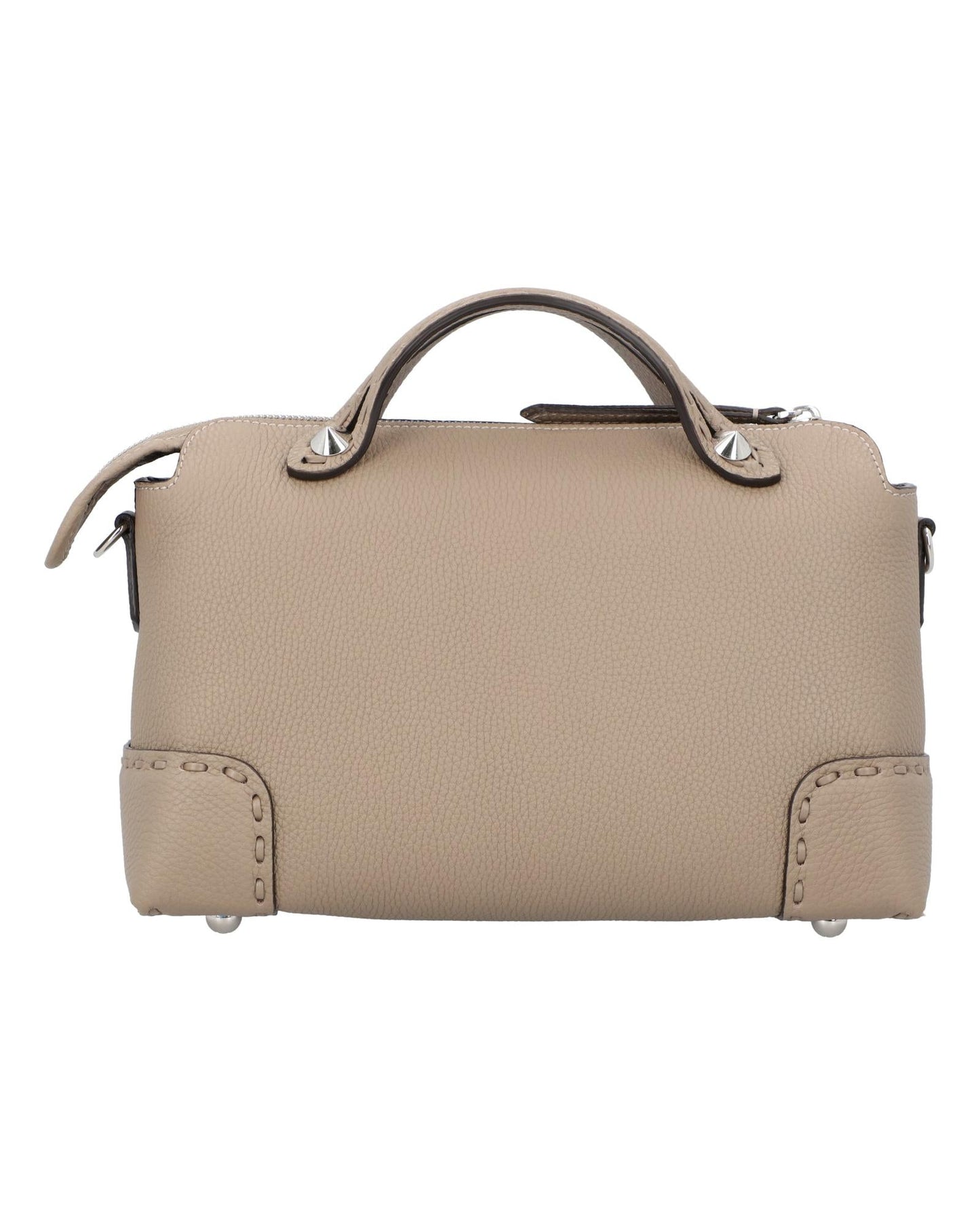 Fendi Kan I Mini Bag Leather Women Brown | Brown Shoulder Bags
