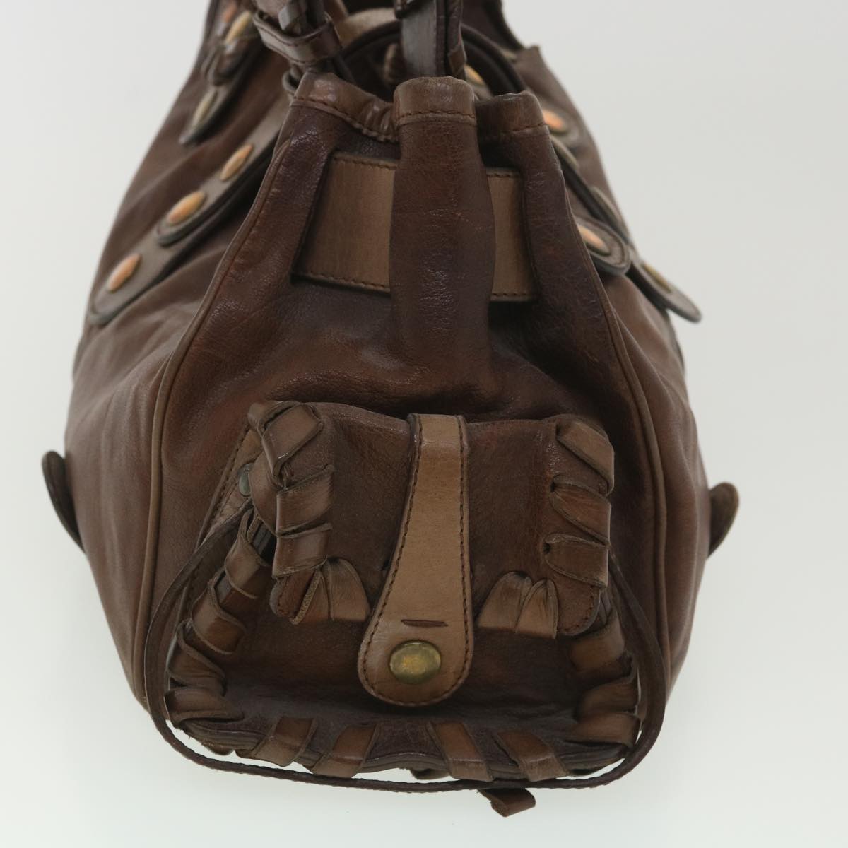 Chloe Hand Bag Leather Brown SA59-01-06--54 37835