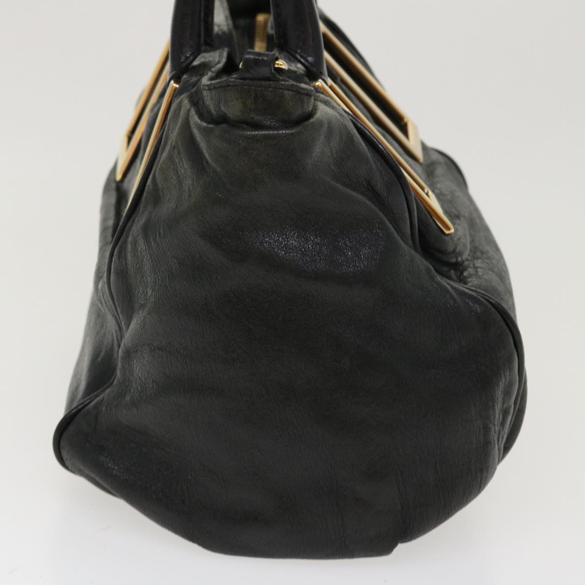 Chloe Hand Bag Leather 2way Black 39634