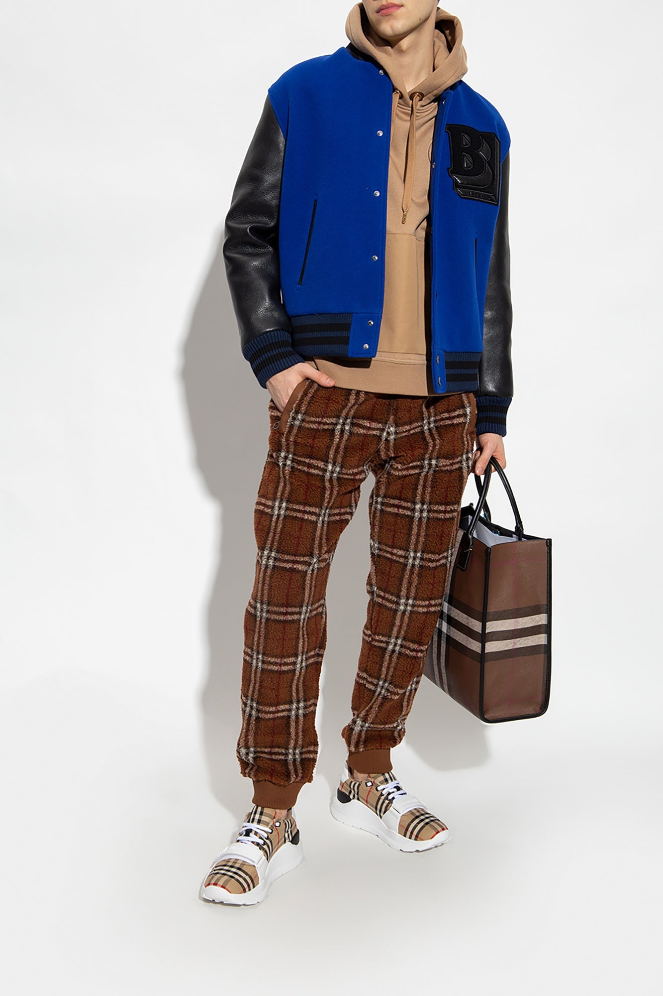 Burberry Sports shoes with a plaid pattern in BROWN - 41.5