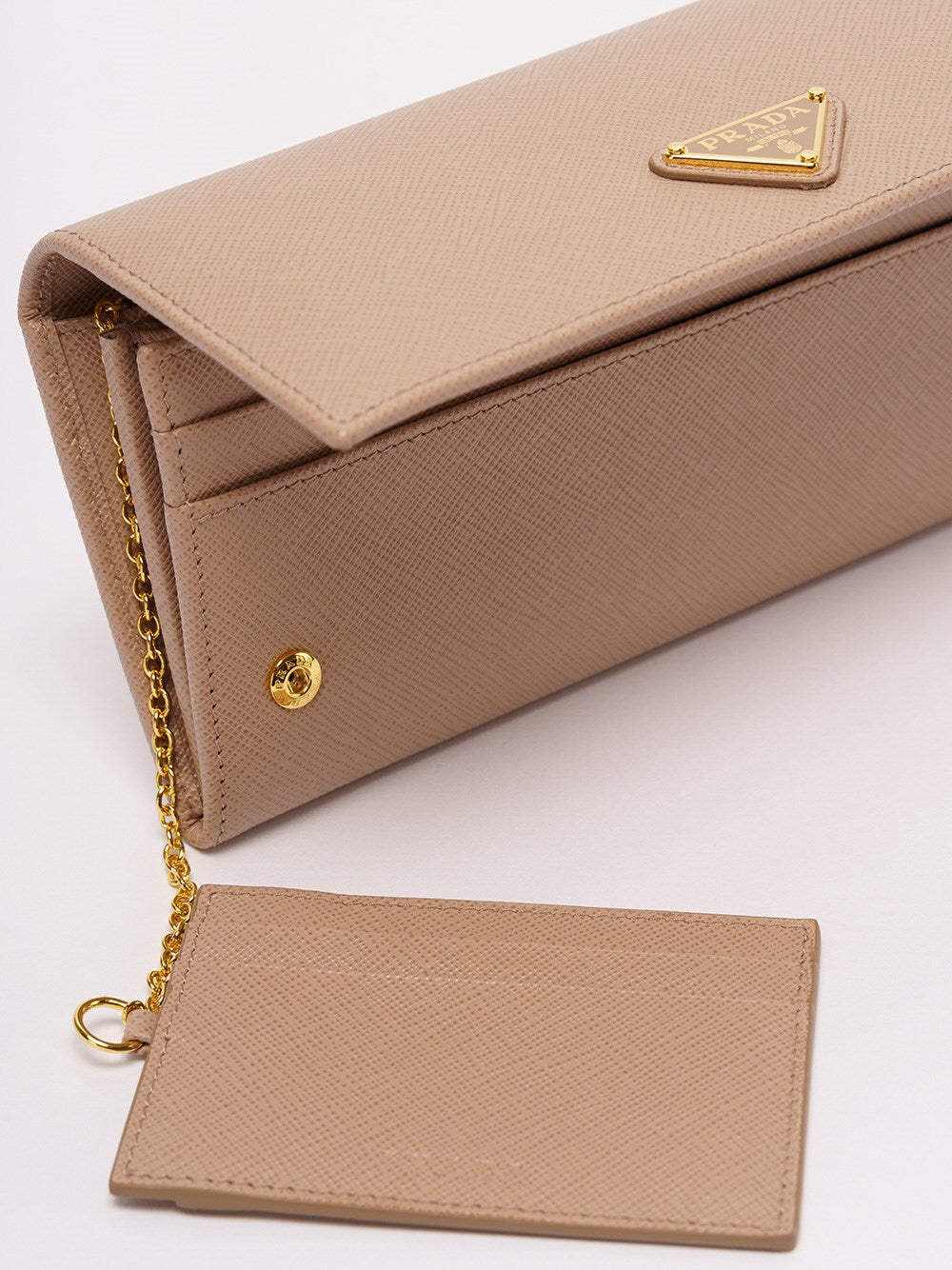 Prada Women Large Saffiano Leather Wallet