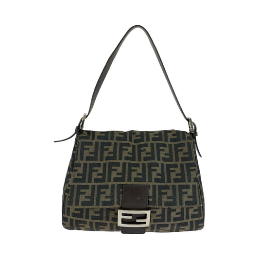 Fendi Canvas Mamma Bucket Shoulder Bag