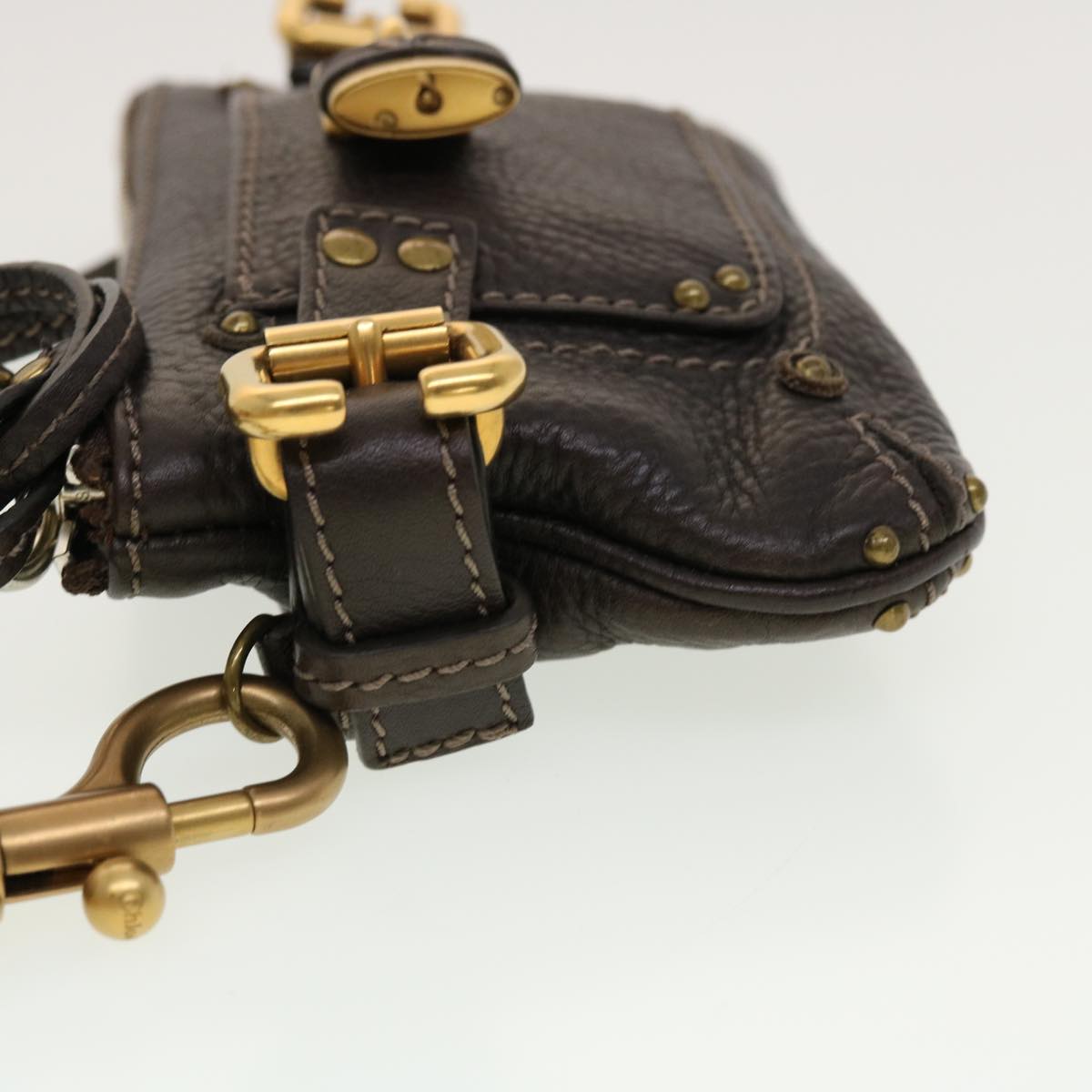 Chloe Paddington Pouch Leather Brown SA27-03-07-54 42580