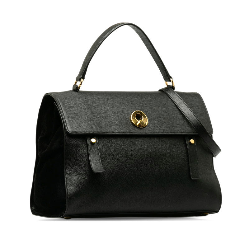 Saint Laurent Handbag Black Leather Saint Laurent