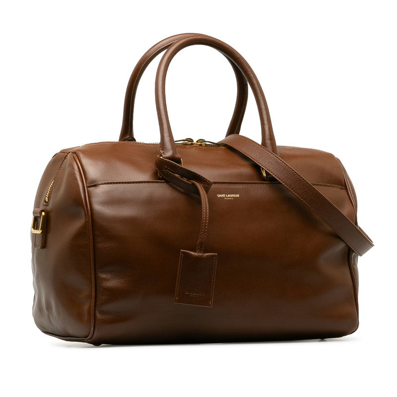 Saint Laurent Handbag Brown Leather Saint Laurent