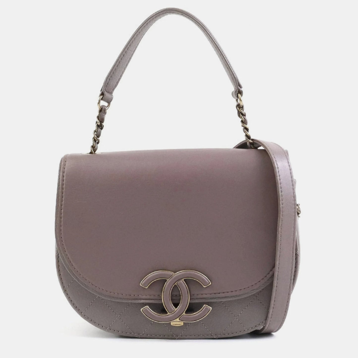 Chanel Goatskin Leather Coco Curve Shoulder Bags
