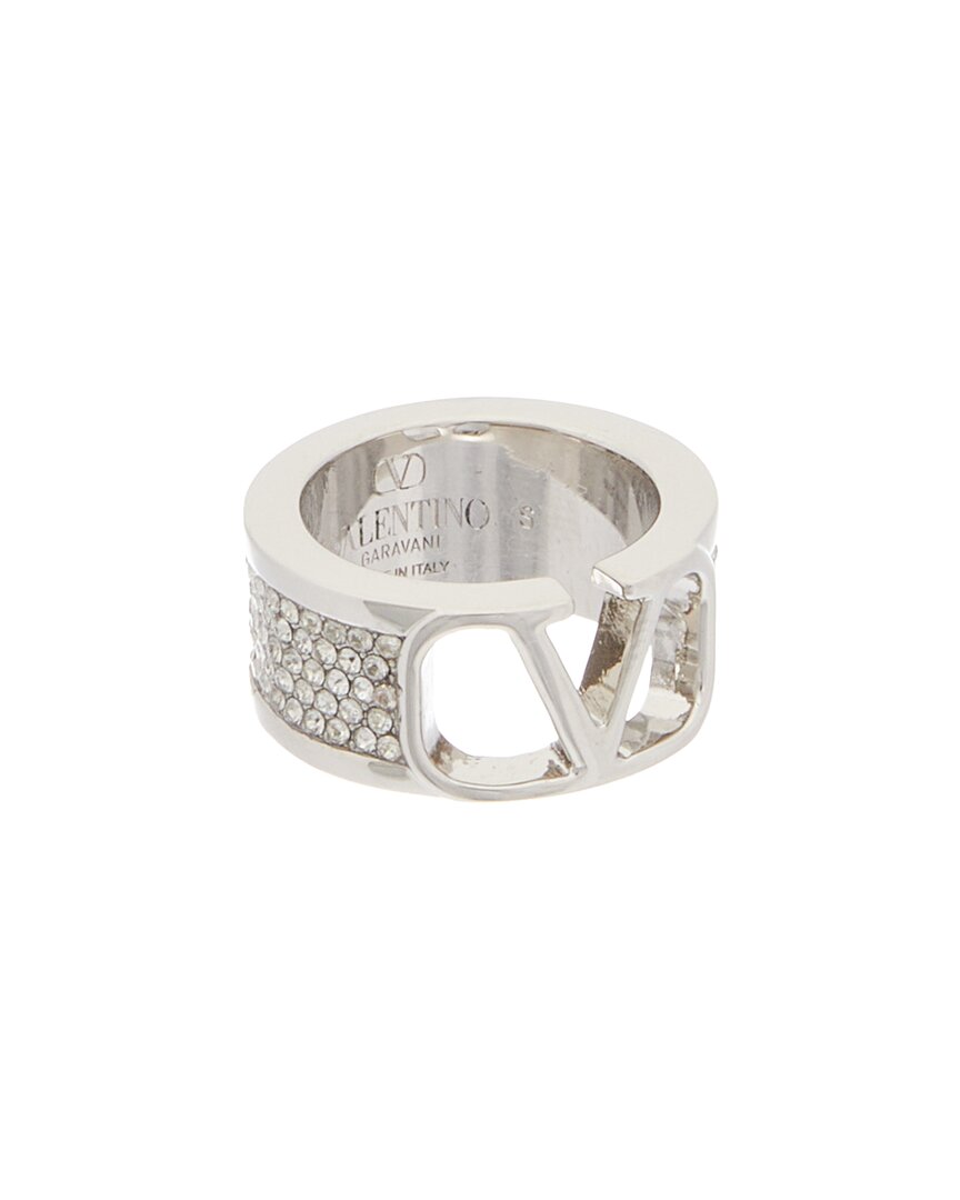 Valentino Vlogo Signature Ring Silver