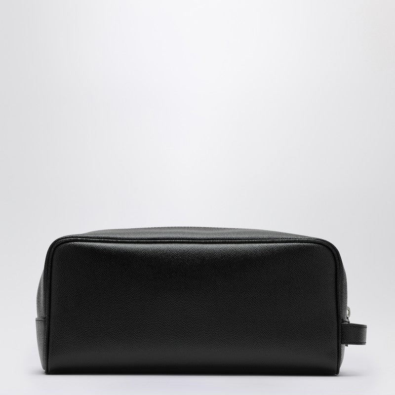 Saint Laurent Black Grained Leather Beauty Case Men