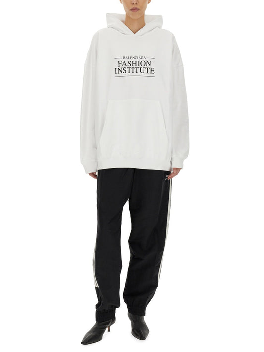 Balenciaga Women Fashion Institute Large Fit Sweatshirt