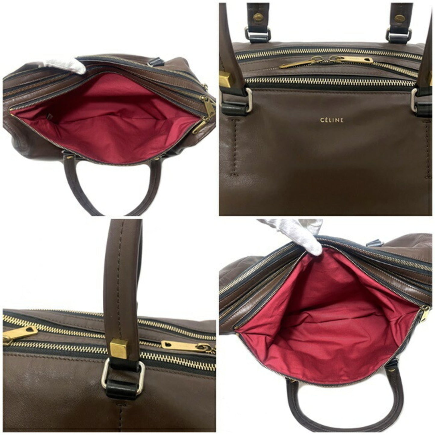 CELINE Boston Handbag