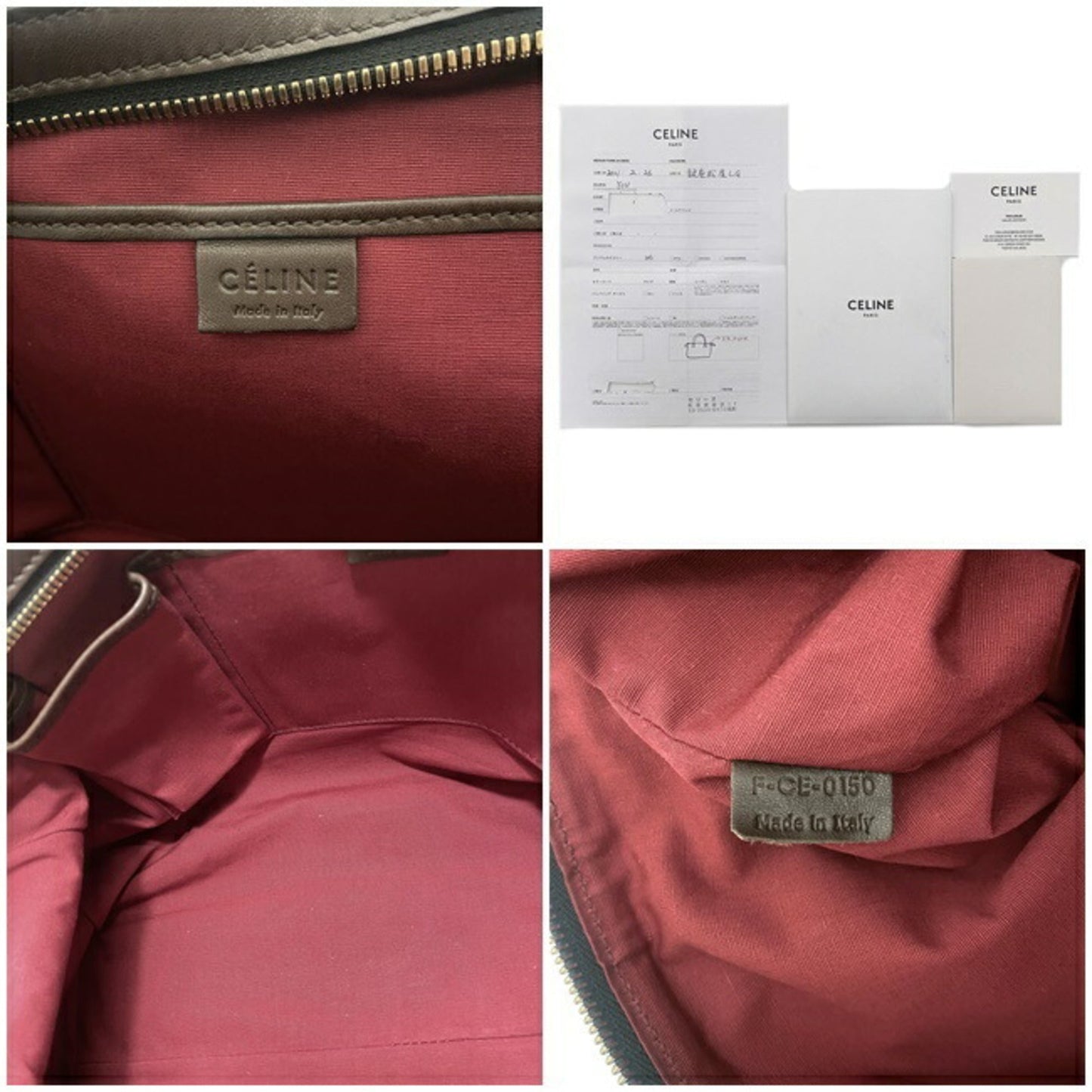 CELINE Boston Handbag