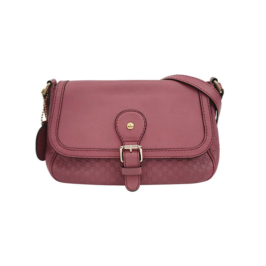 Preloved Gucci GG Monogram Pin Buckle Flap Crossbody Bag 250515781193398