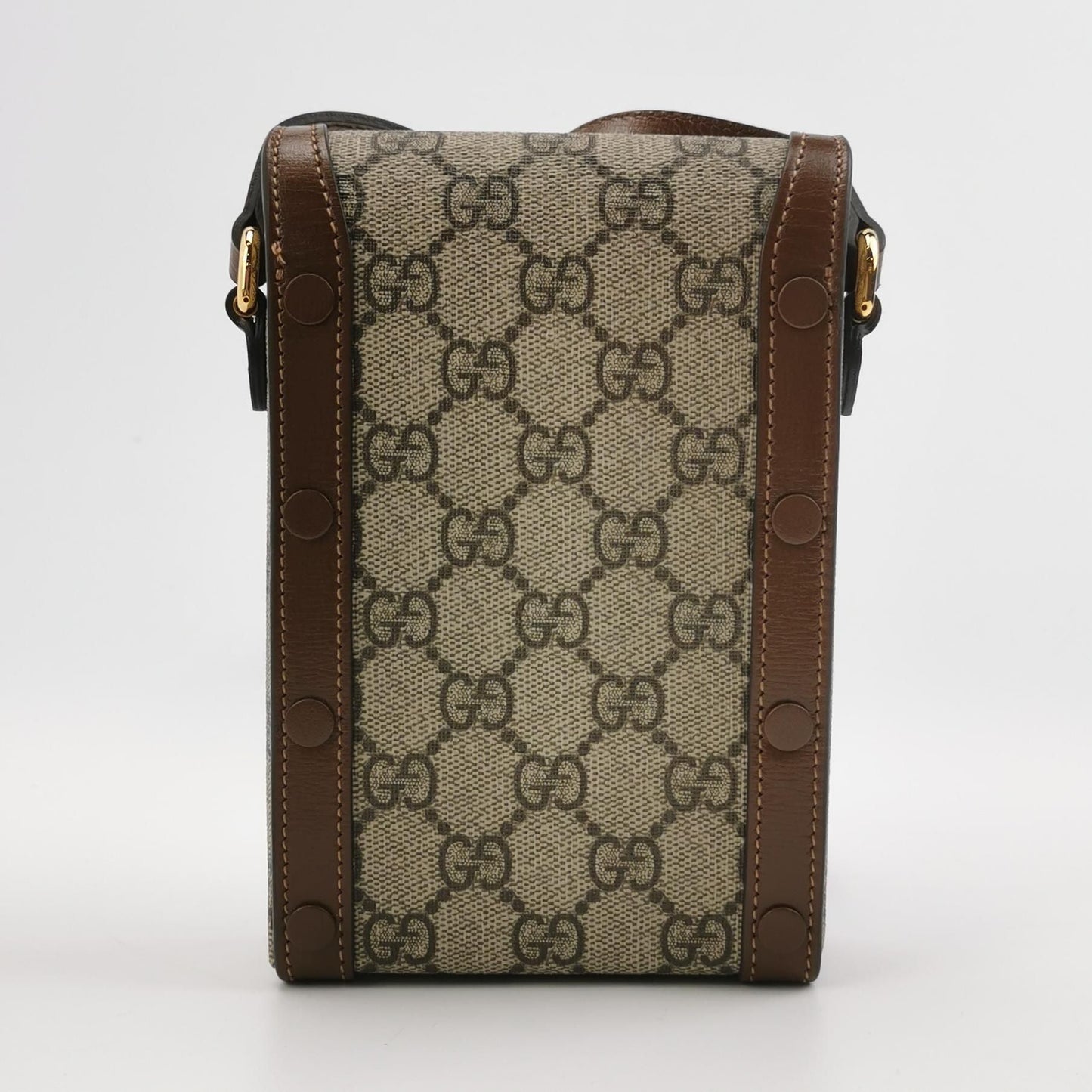 Preloved Gucci 1955 Mini GG Supreme Horsebit Phone Crossbody Bag 250510781186872