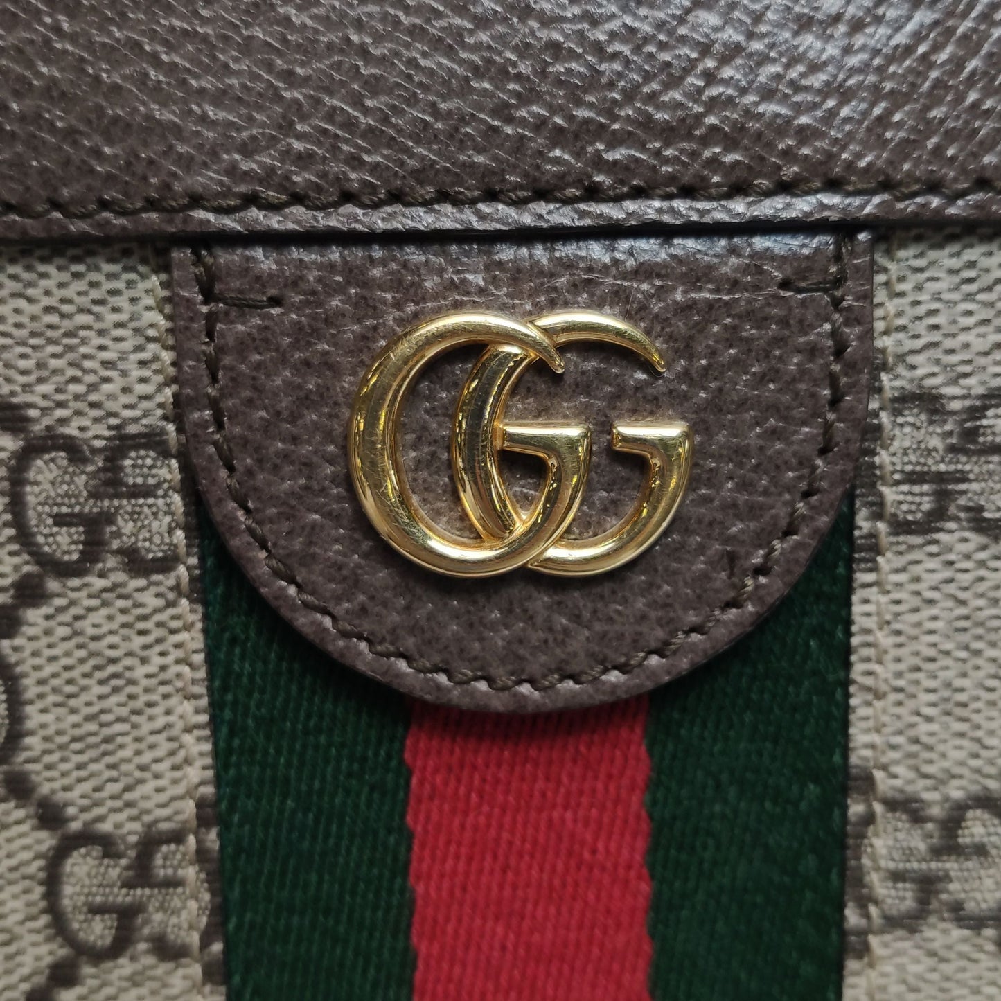 Preloved Gucci Ophidia Small Leather Canvas GG Crossbody Bag 250426781166068