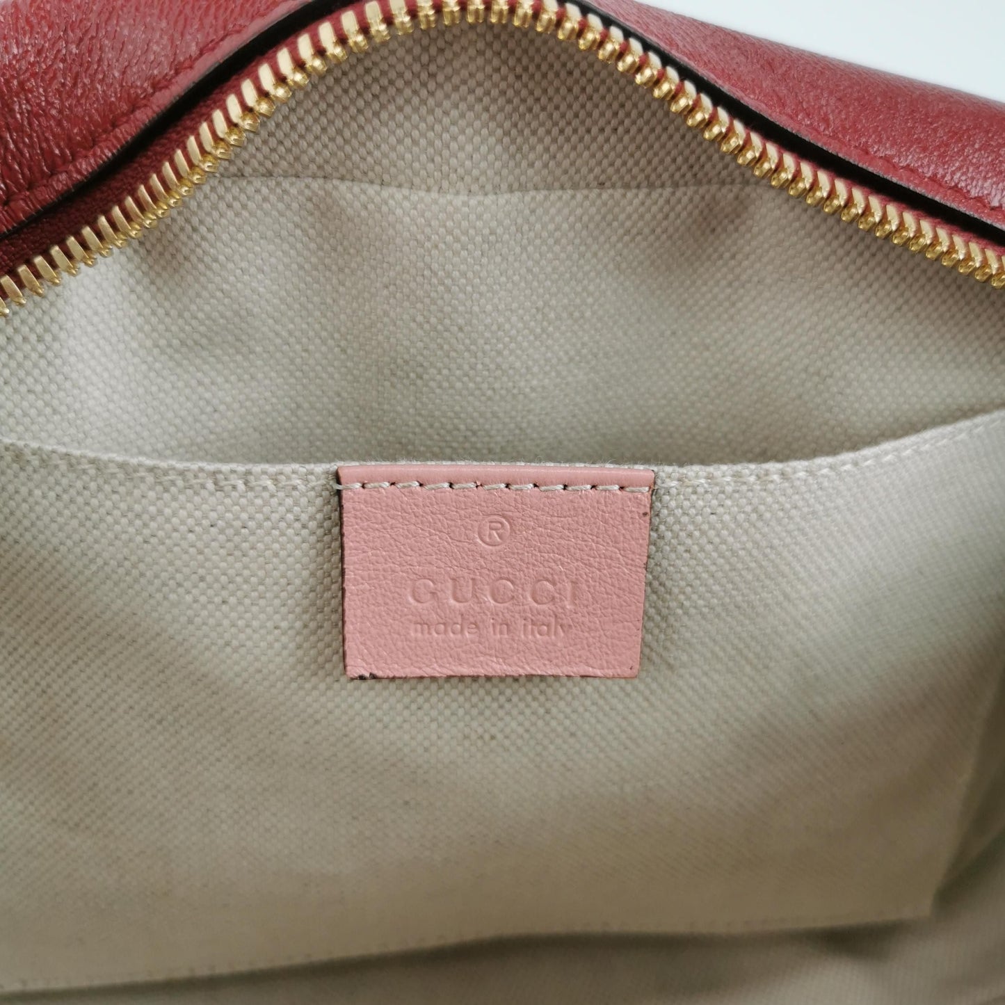 Preloved Gucci GG Marmont Small Leather Shoulder Bag with Contrast Trim and Double G Logo 2504171531153558