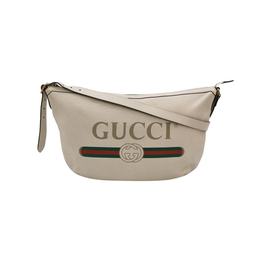 Preloved Gucci Print Leather Crossbody Bag 250413781147016
