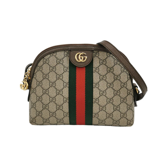 Preloved Gucci Ophidia Leather Canvas GG Crossbody Bag 250415781150195