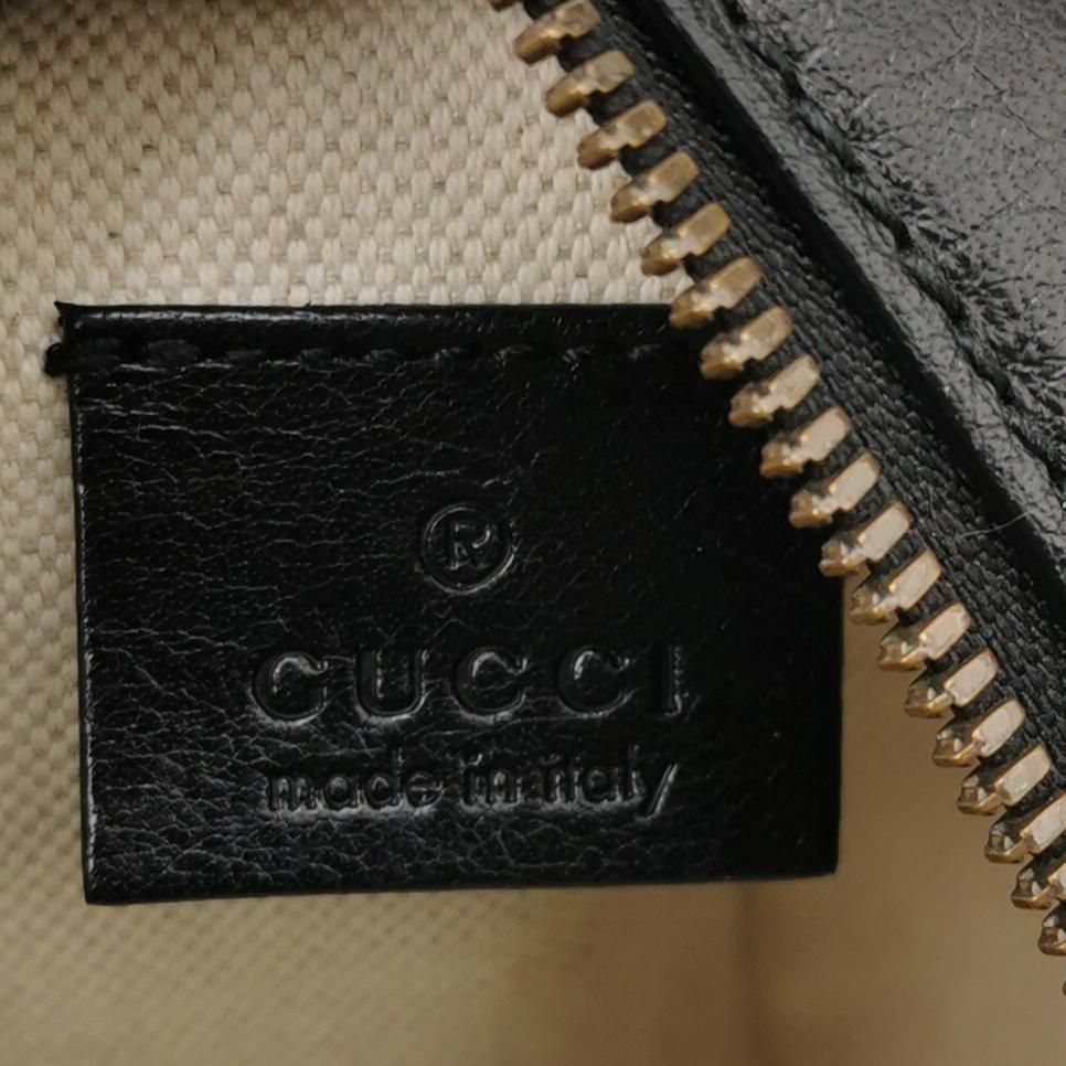 Preloved Gucci Leather Spherical GG Logo Crossbody Bag 250324781118565