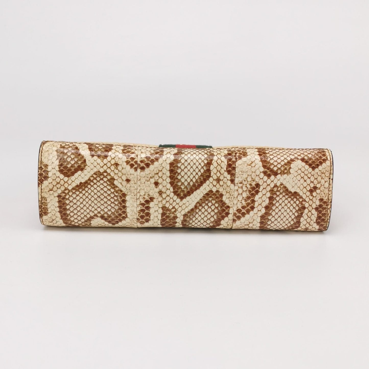 Preloved Gucci Ophidia Small Snake Skin and Canvas GG Crossbody Bag 250323781117455