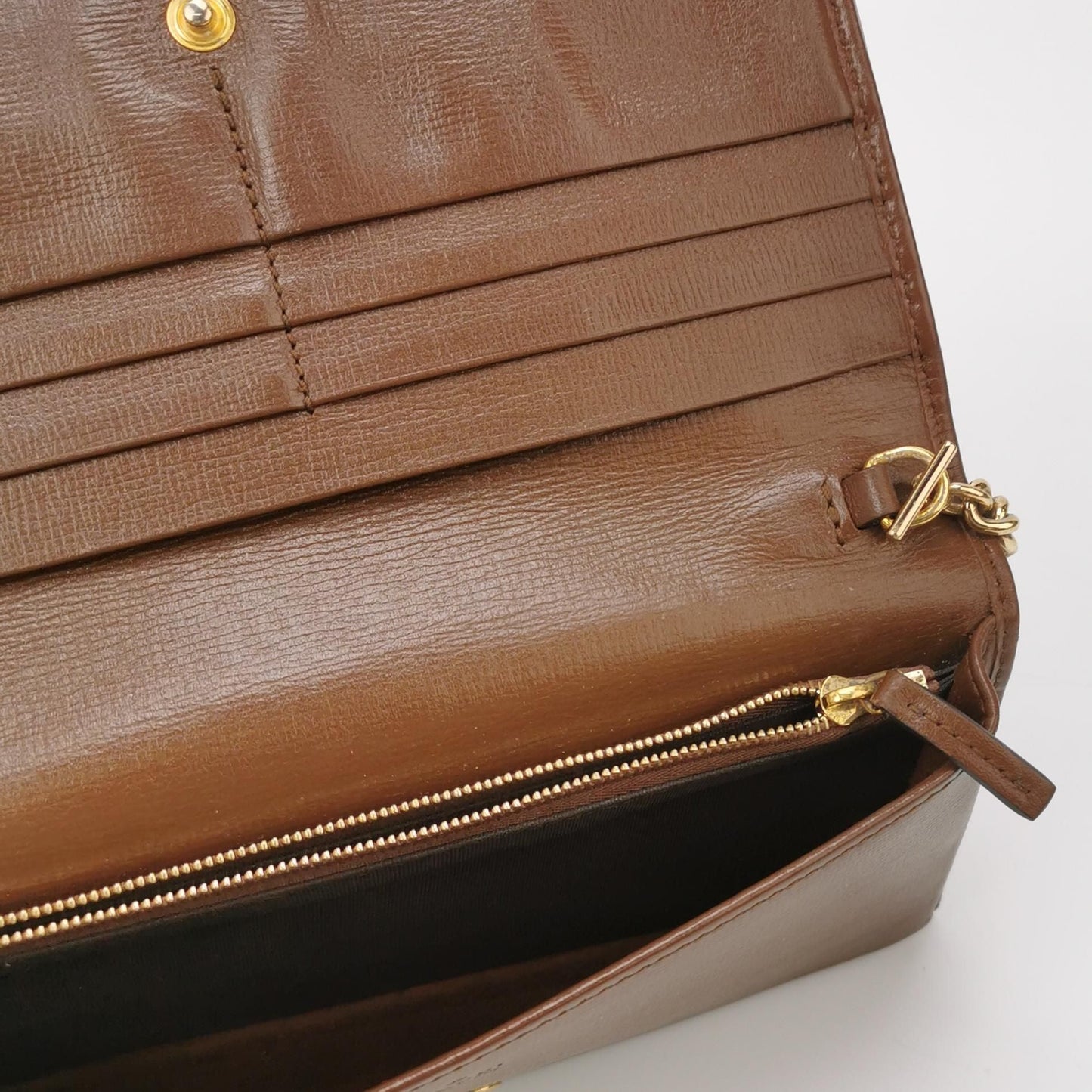 Preloved Gucci 1955 GG Canvas Horsebit WOC Crossbody Bag 250304781091166