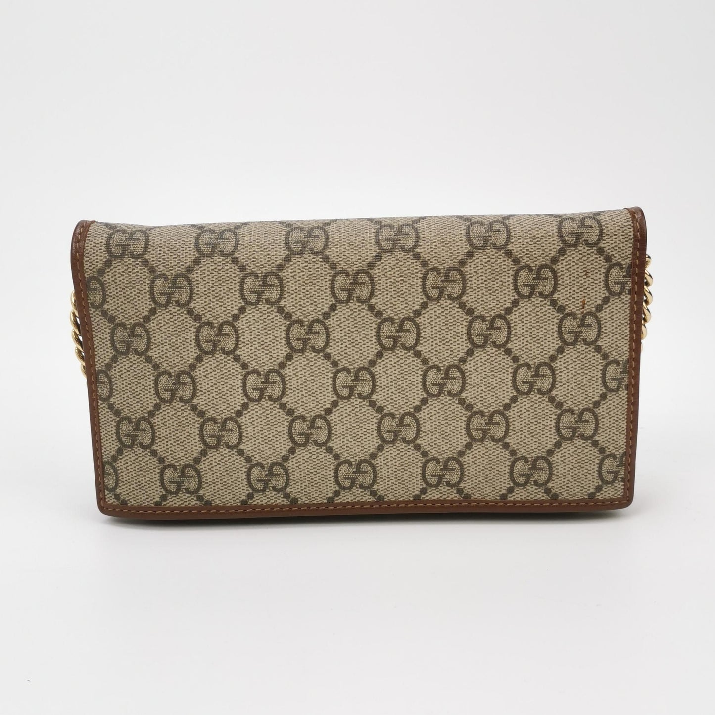Preloved Gucci 1955 GG Canvas Horsebit WOC Crossbody Bag 250304781091166