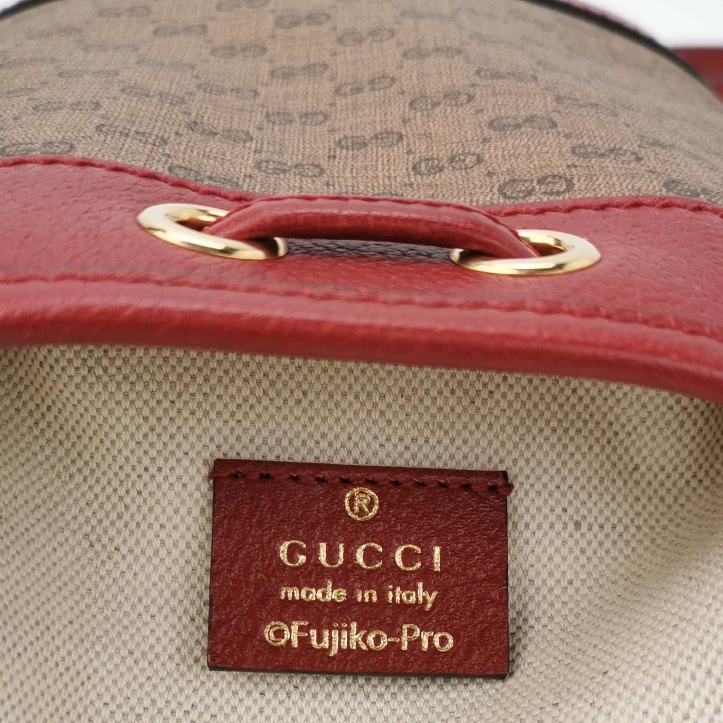 Preloved Gucci Ophidia Leather Doraemon Print GG Crossbody Bag 027852100216