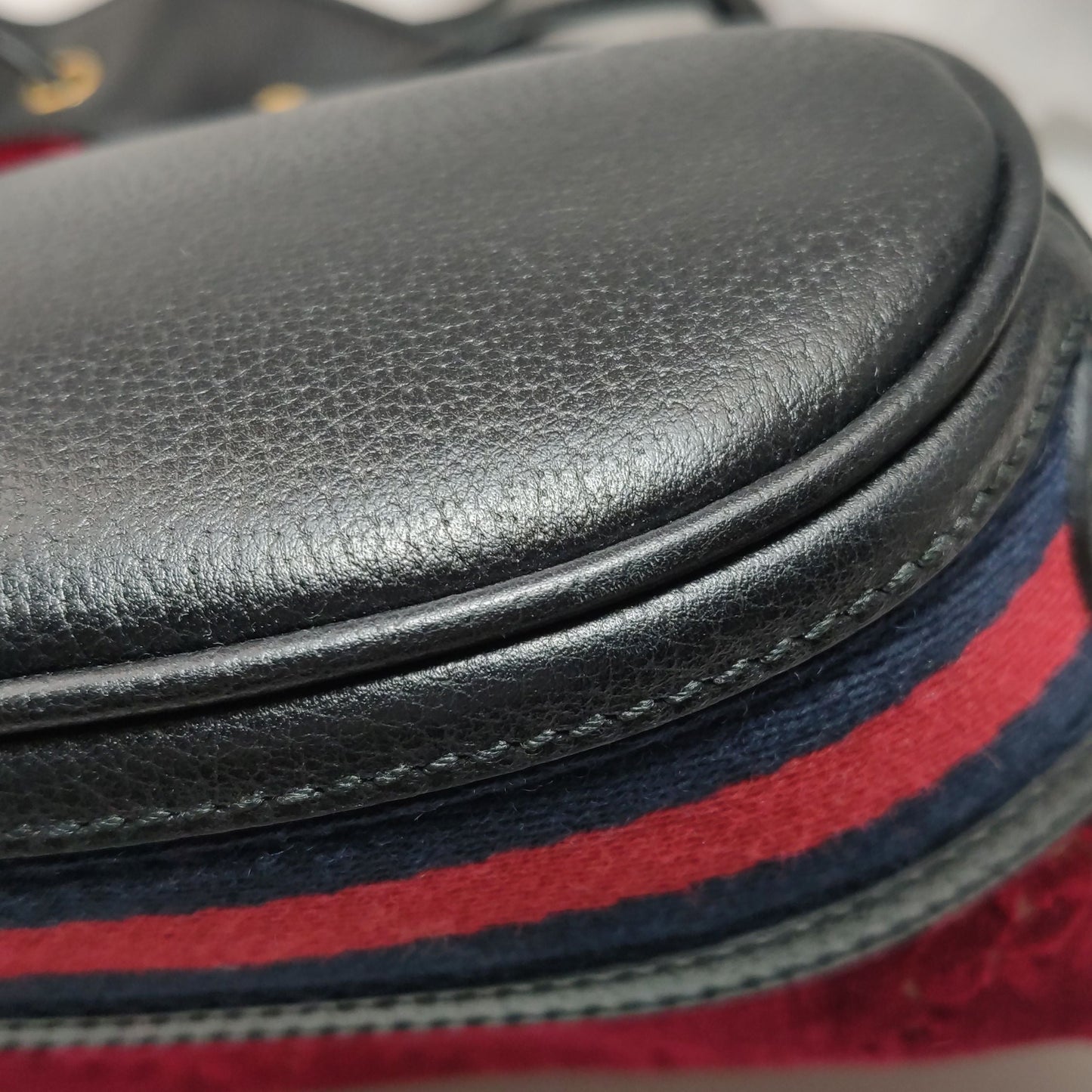 Preloved Gucci Ophidia Leather and Suede GG Crossbody Bag 250217781067225