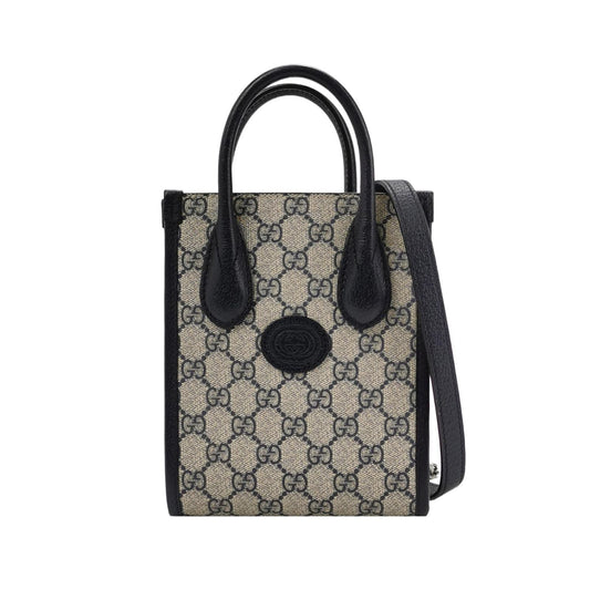 Preloved Gucci GG Retro Mini Leather Double G Logo Crossbody Bag 250121781036561