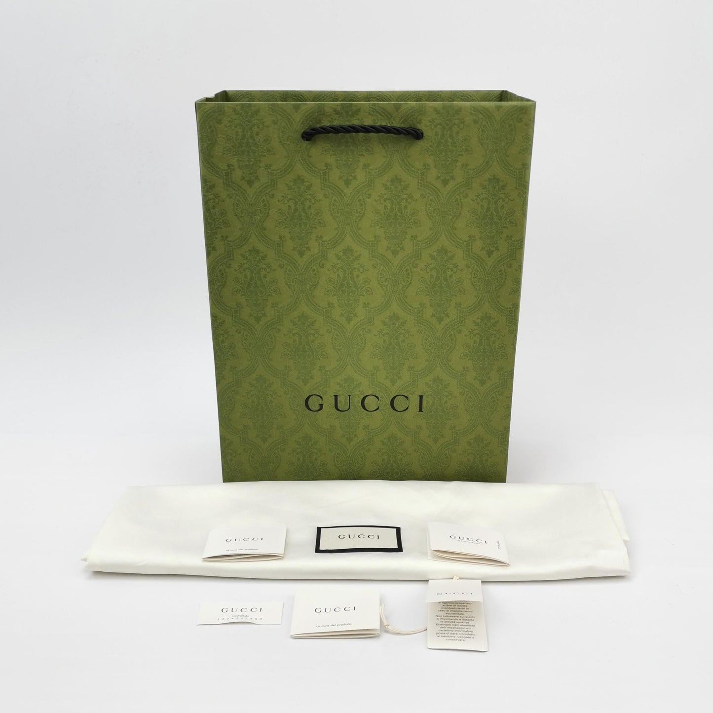 Preloved Gucci Leather Heart Pattern GG Monogram Children's Crossbody Shoulder Bag 250530781214911