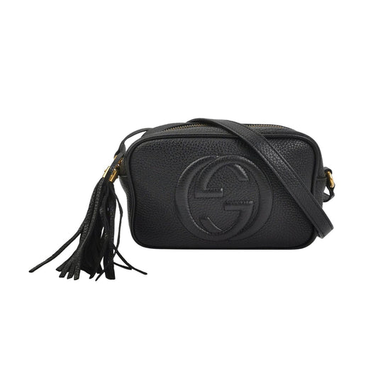 Preloved Gucci Soho Leather Solid Pattern Camera Crossbody Shoulder Bag 250528781211950