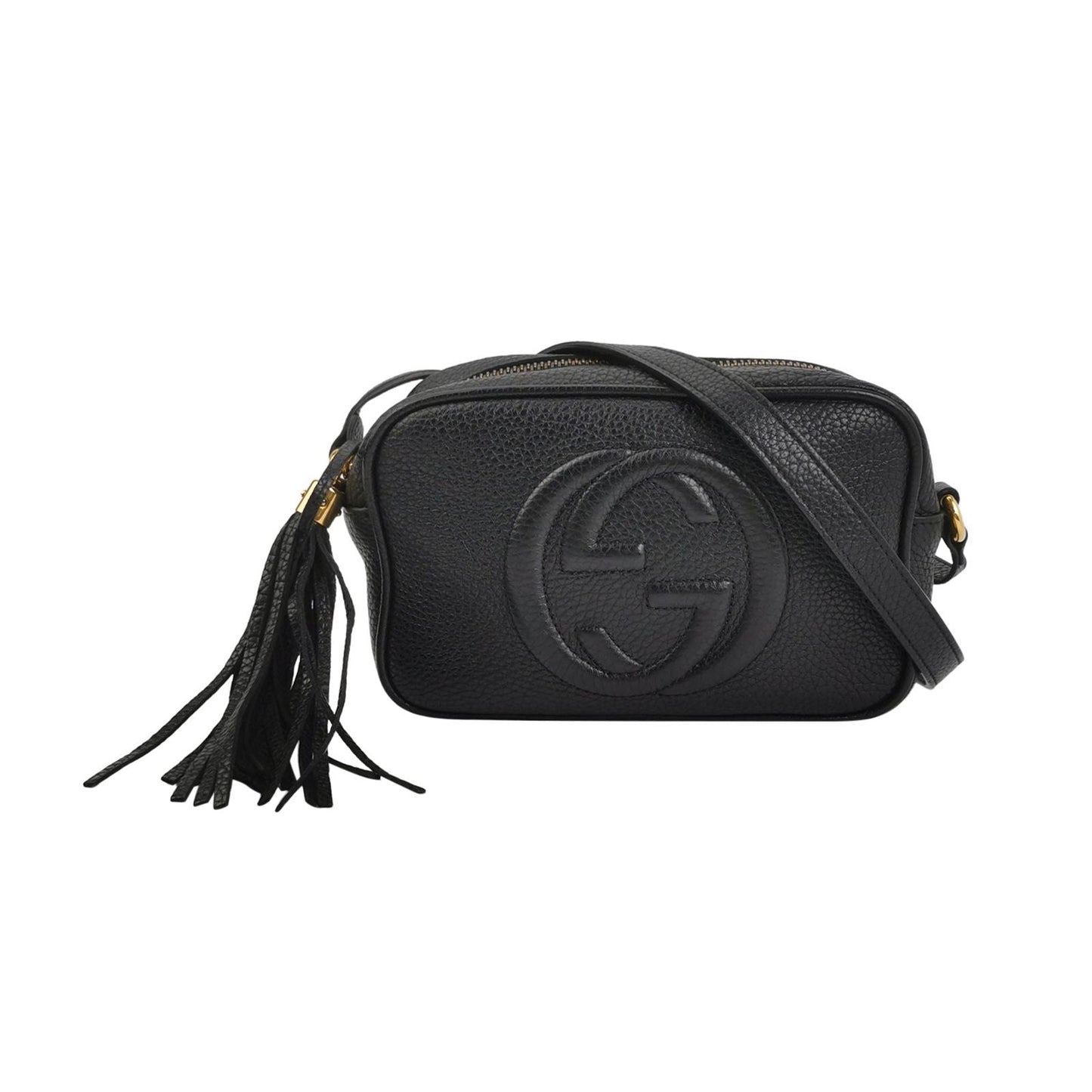 Preloved Gucci Soho Leather Solid Pattern Camera Crossbody Shoulder Bag 250528781211950