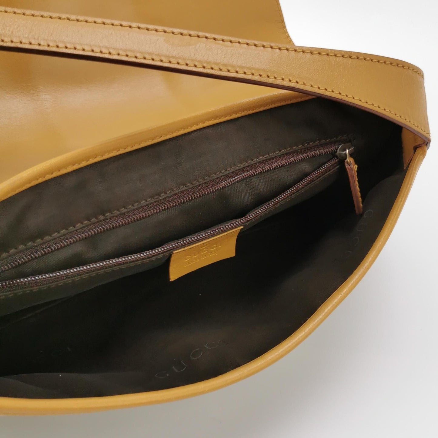 Preloved Gucci Jackie Leather Canvas GG Monogram Shoulder Bag 250607781226606