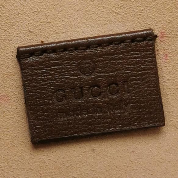 Preloved Gucci 1955 Mini GG Canvas and Leather Shoulder Bag 250604781222038