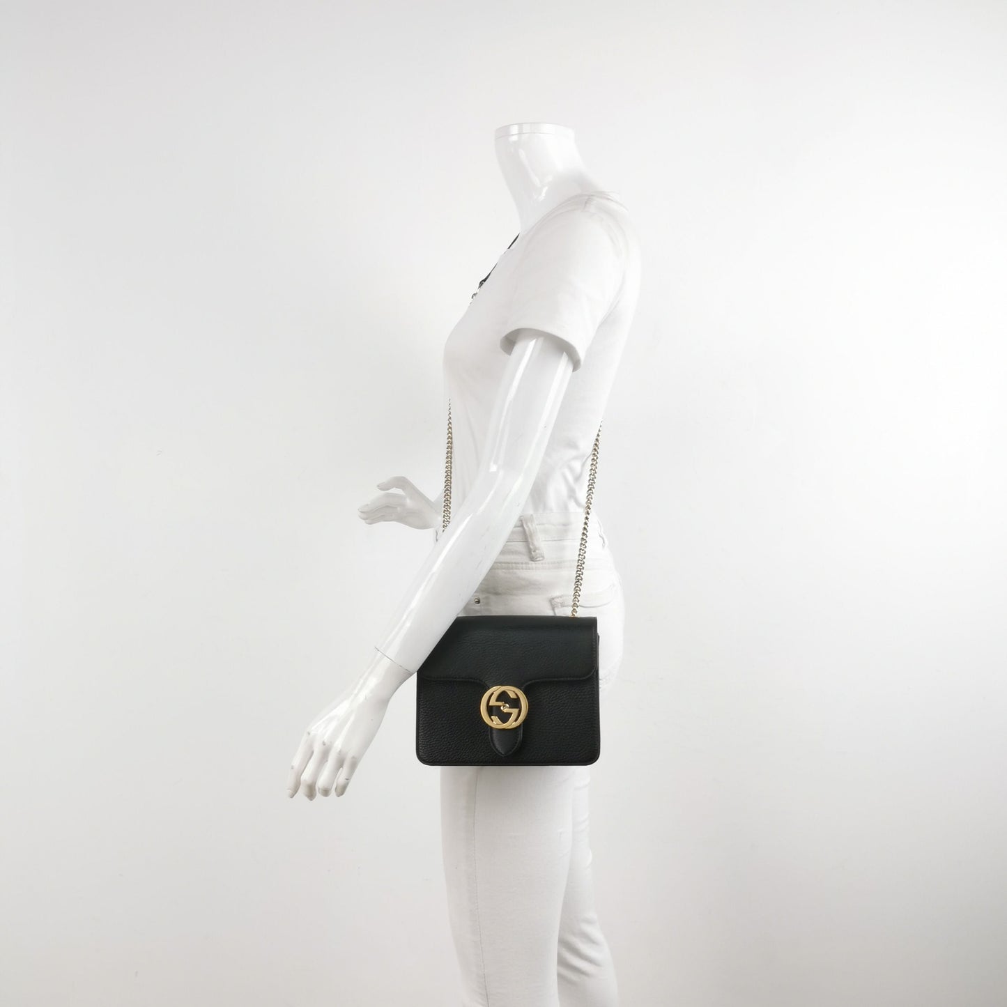 Preloved Gucci Interlocking G Small Leather Crossbody Bag 250604781222580