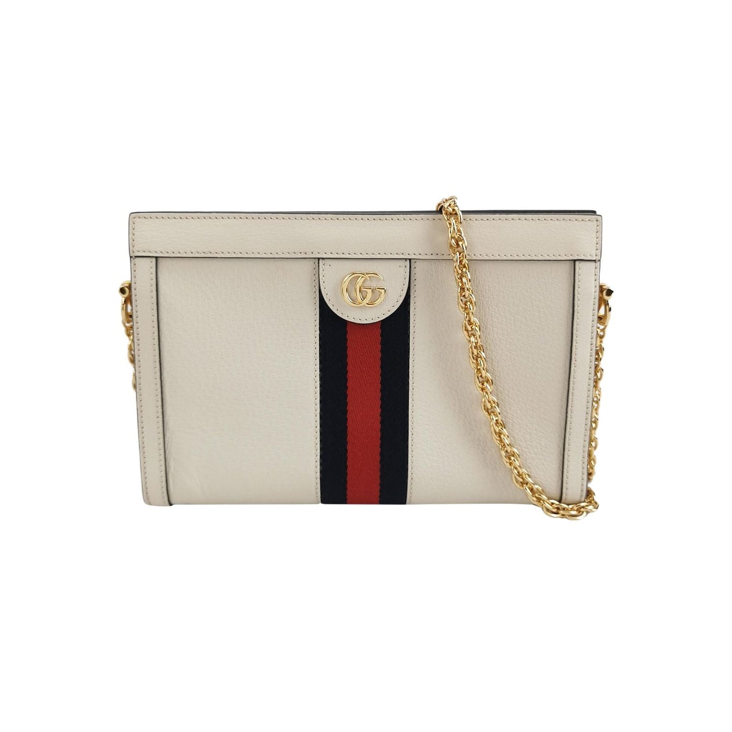 Preloved Gucci Ophidia Small Leather and Canvas GG Shoulder Bag 250524781205477