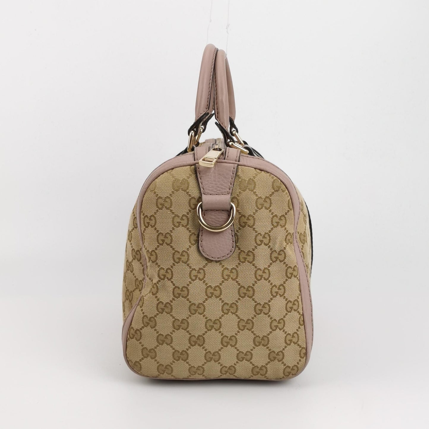 Preloved Gucci Ophidia Leather Canvas GG Crossbody Bag 067851400326