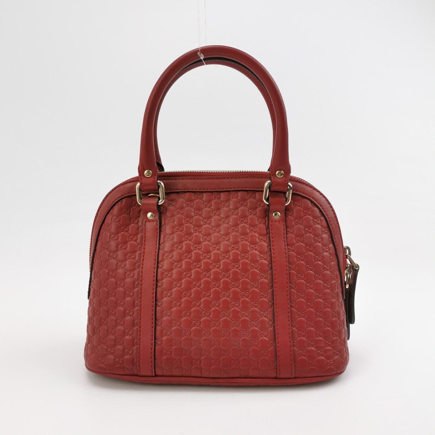 Preloved Gucci Leather Solid Pattern GG Logo Shoulder Bag 250607781226884