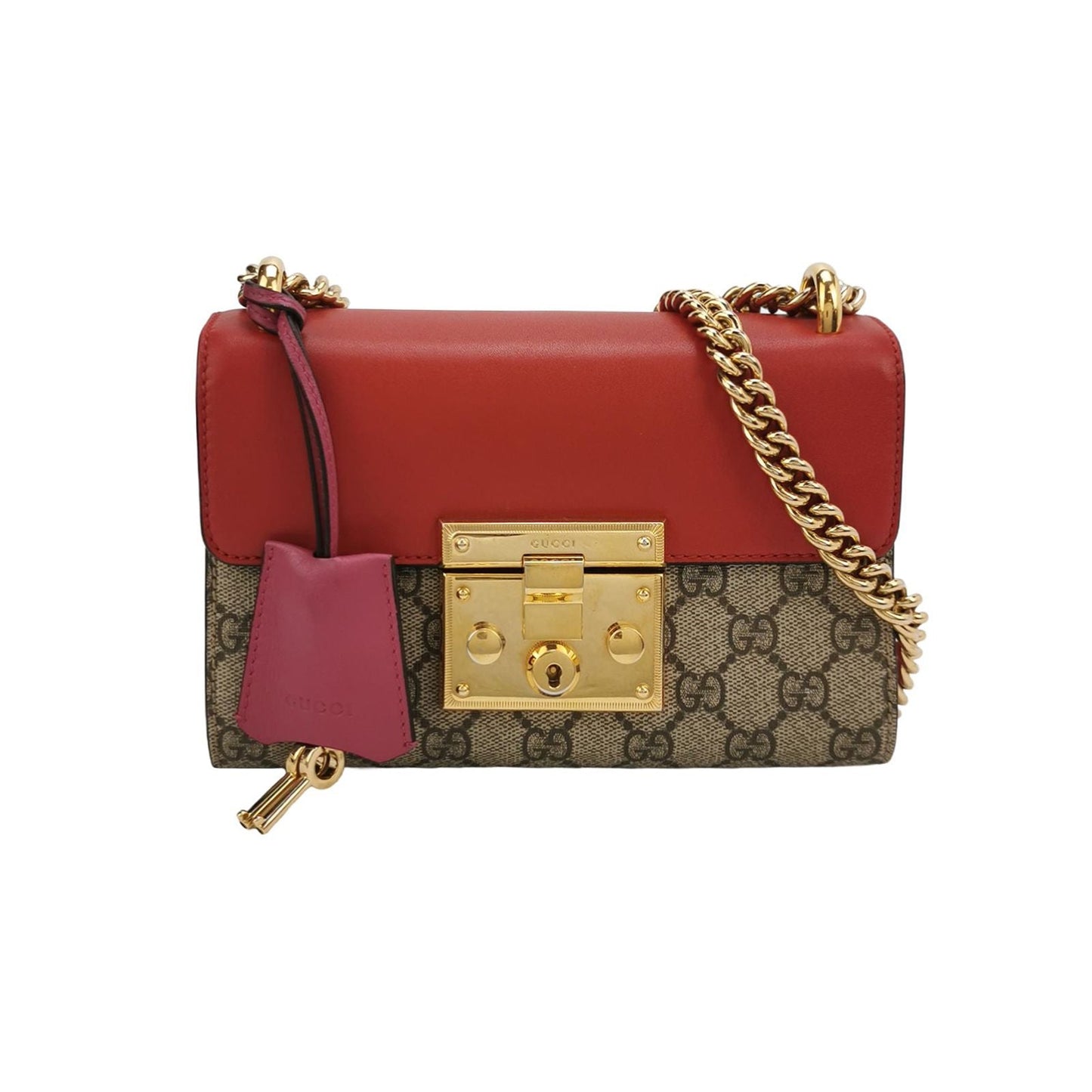 Preloved Gucci Padlock Small Leather Monogram Shoulder Bag 250520781200807