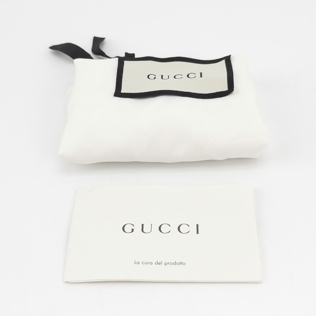 Preloved Gucci Print Leather Waist Bag Chest Bag 047841500648